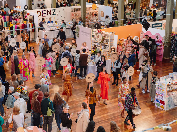 The Big Design Market Crowds at the Big Design Market.