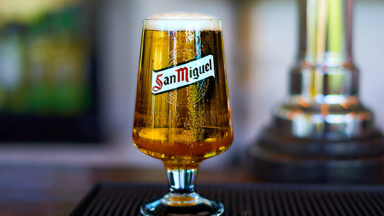 Image of a pint of San Miguel