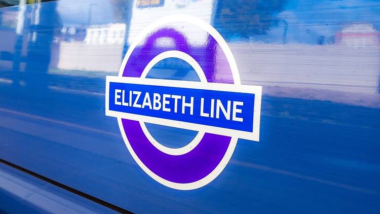 Elizabeth line train in London