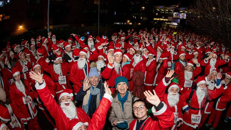 Santa in the City charity event Santa in the City charity event