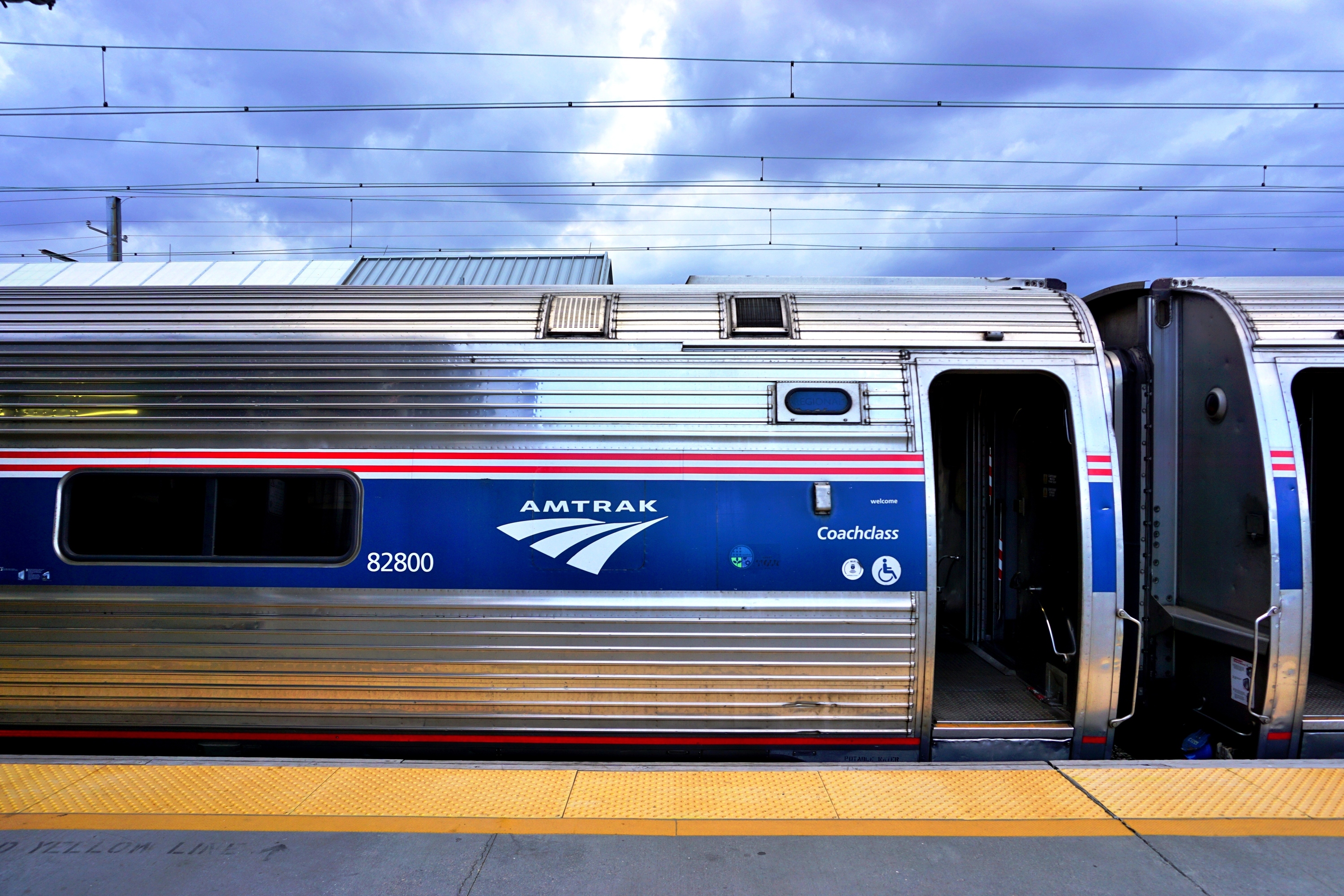 When will Amtrak service between New York and New Haven be restored?