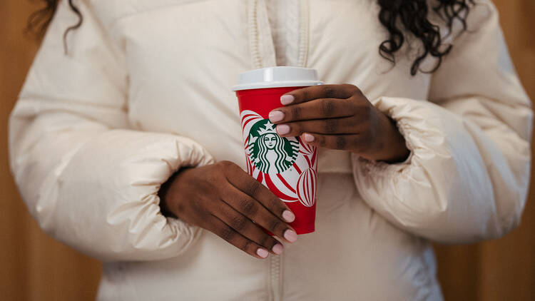 Starbucks reusable holiday cup