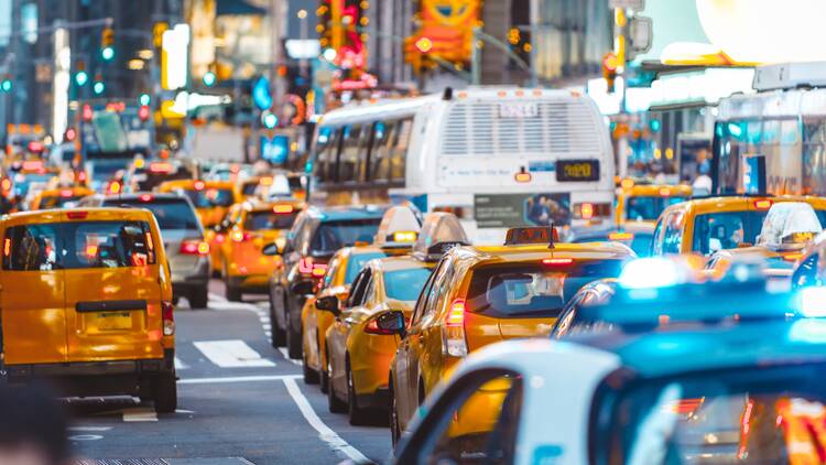 Car traffic in NYC