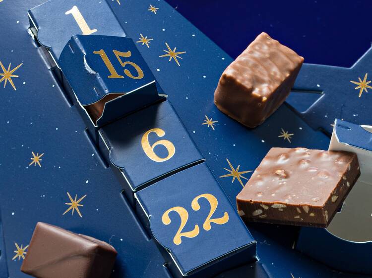 I made my own advent calendar at this decadent NYC chocolate shop