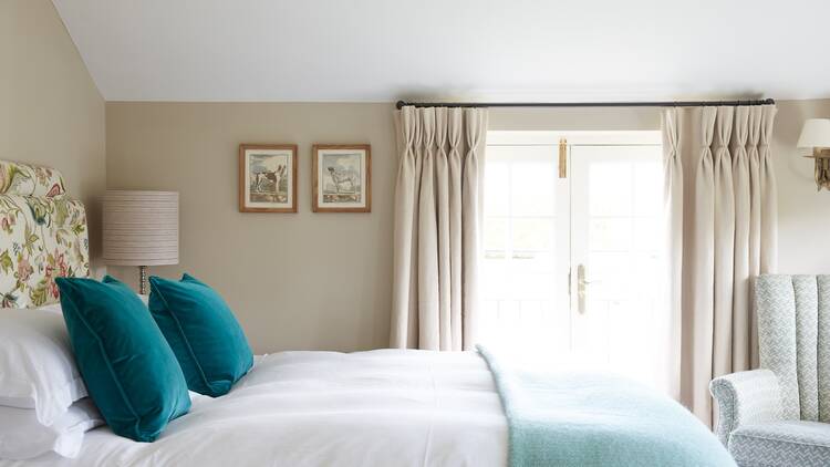 A bright bedroom (Photograph: The Pheasant)