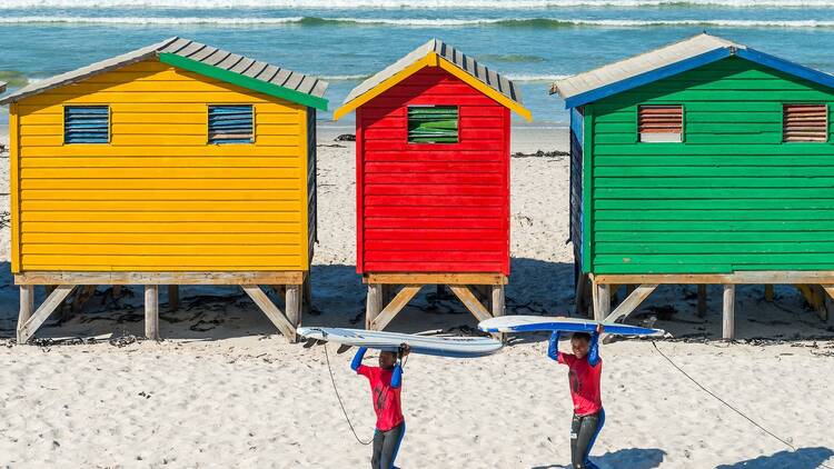 Hit the surf at Muizenberg