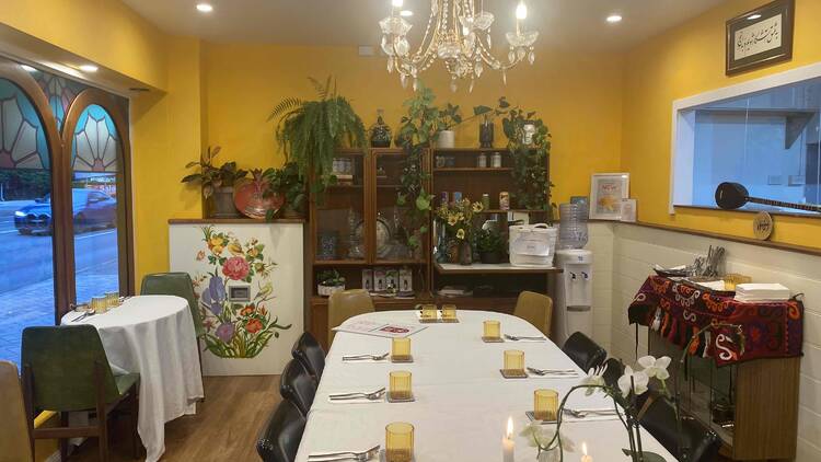 The dining room at Tida Persian Food