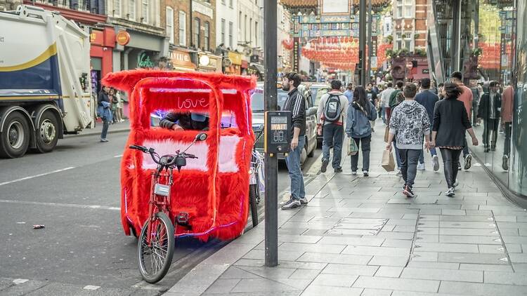 Pedicab in London