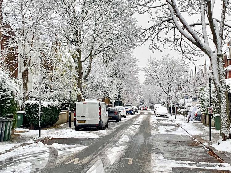 In pictures and videos: London’s first snow of winter 2024