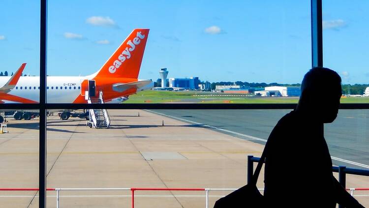 easyJet plane in Birmingham