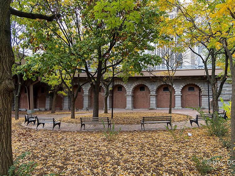 A new portion of the public park beneath the Brooklyn Bridge has just opened