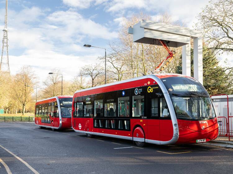 These futuristic new electric buses come into service in south London today