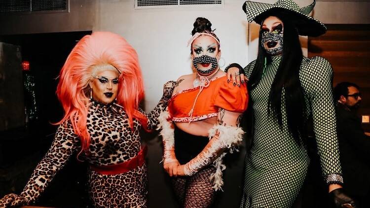 Friendsgiving drag brunch at Nash Bar