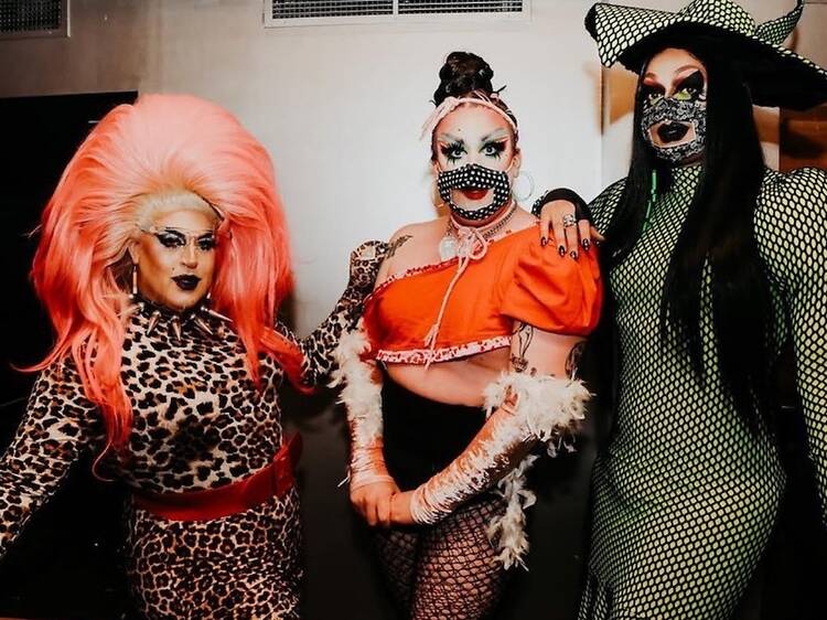 Friendsgiving drag brunch at Nash Bar