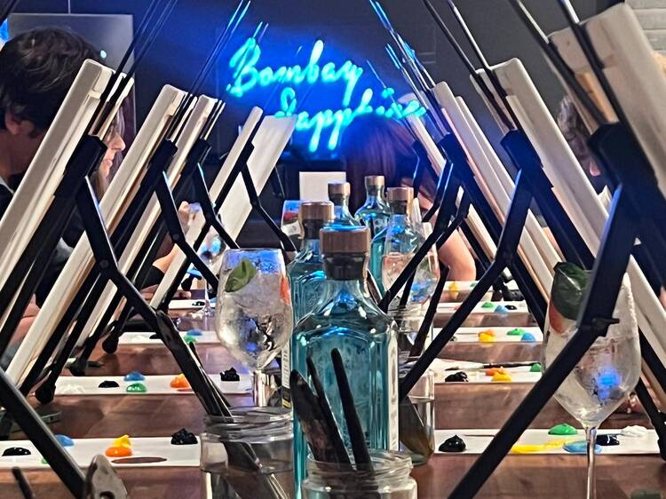 Art & Bombay Sapphire al Time Out Market