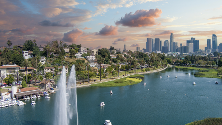 L.A. skyline