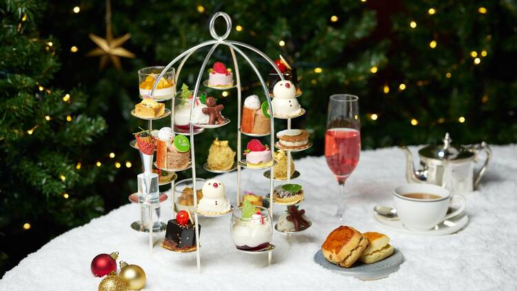 Unwind with a festive afternoon tea at the Lobby