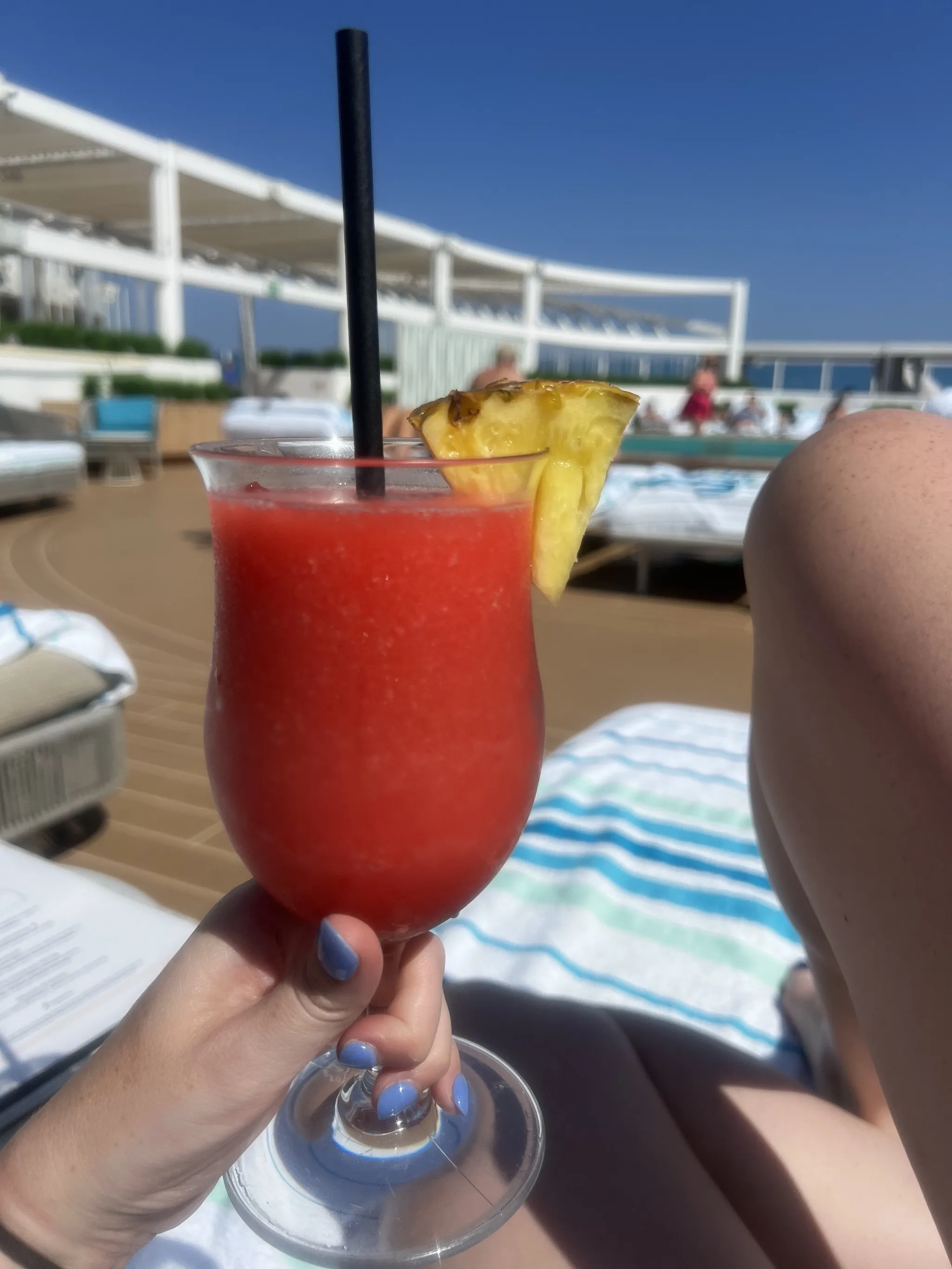 Sun Princess adults-only pool deck