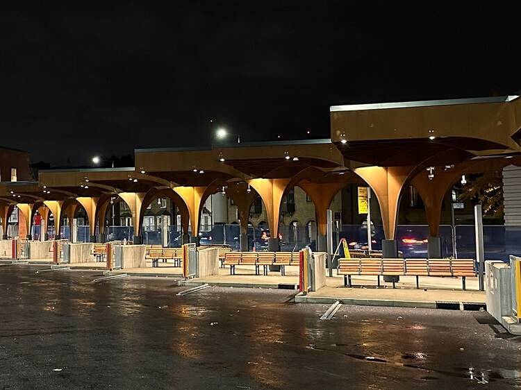 Kingston’s bus station has had a very swanky makeover