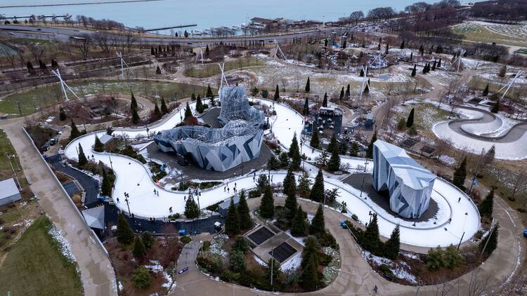 Maggie Daley Park Ice Skating Ribbon: Chicago, IL