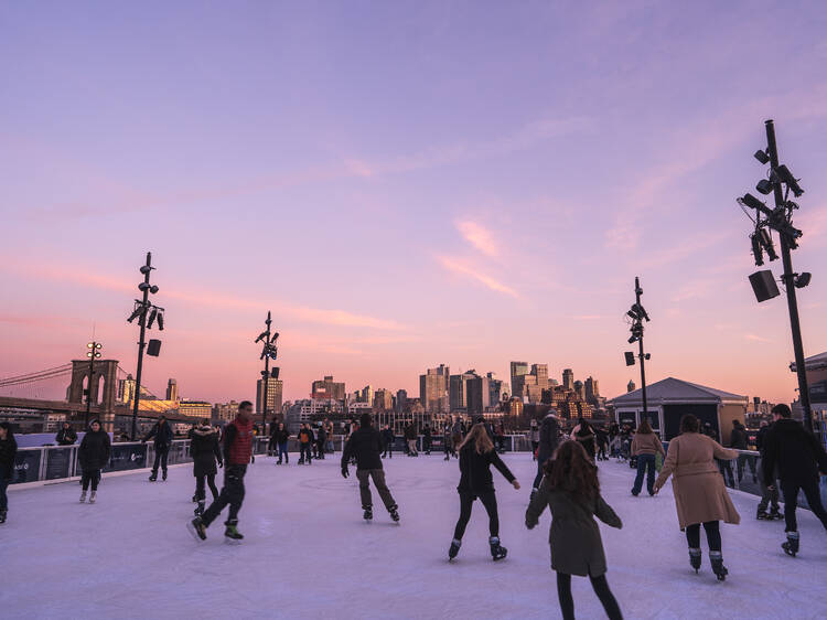 The Ice Rink at Pier 17 in the Seaport