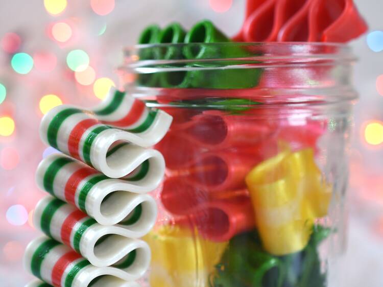 Ribbon candy Christmas