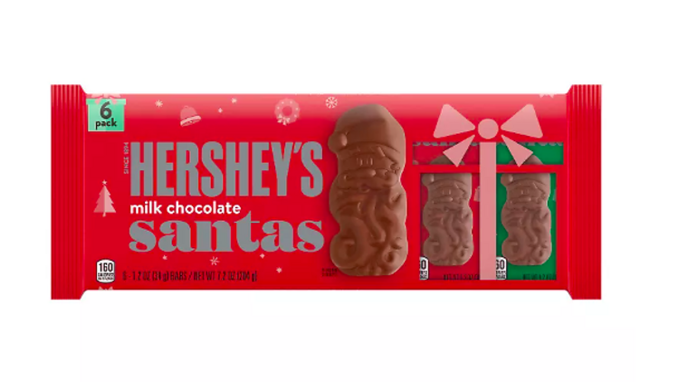 Hershey’s Milk Chocolate Santas 