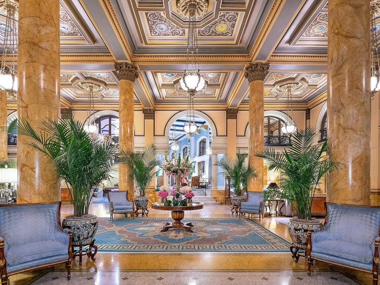 The lobby of the Willard InterContinental Washington, D.C.