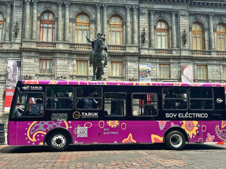 Taruk el primer autobús eléctrico en la CDMX