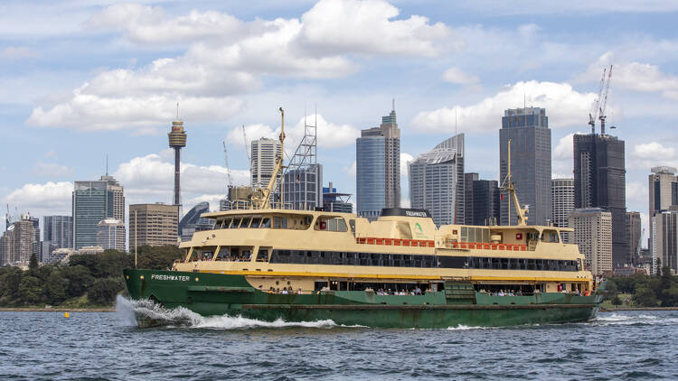 Ferry sailing on Sydney Harbour