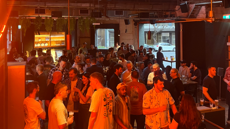 The opening night of Mountain Culture Beer Co Redfern