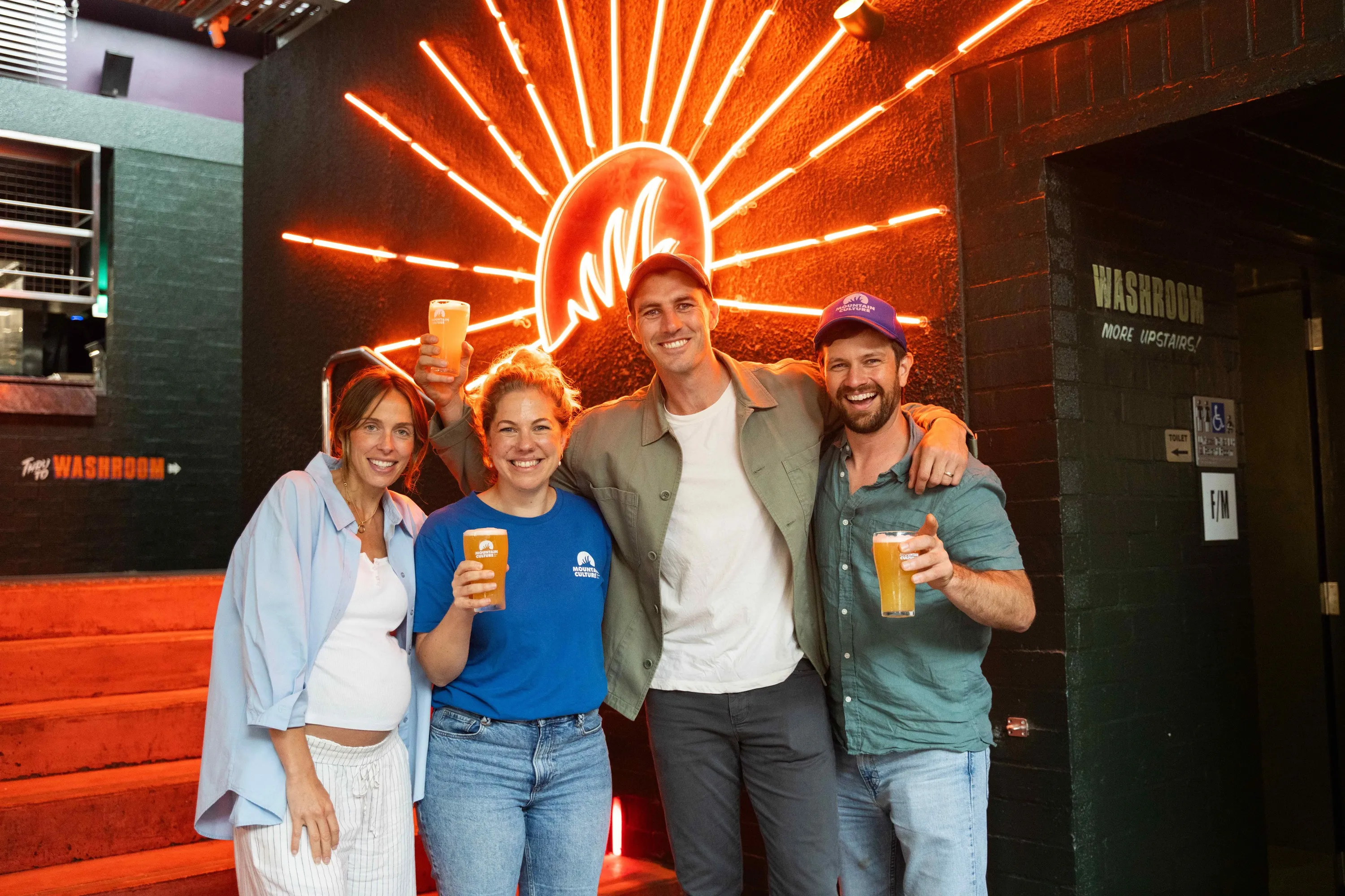 The team from Mountain Culture Beer Co