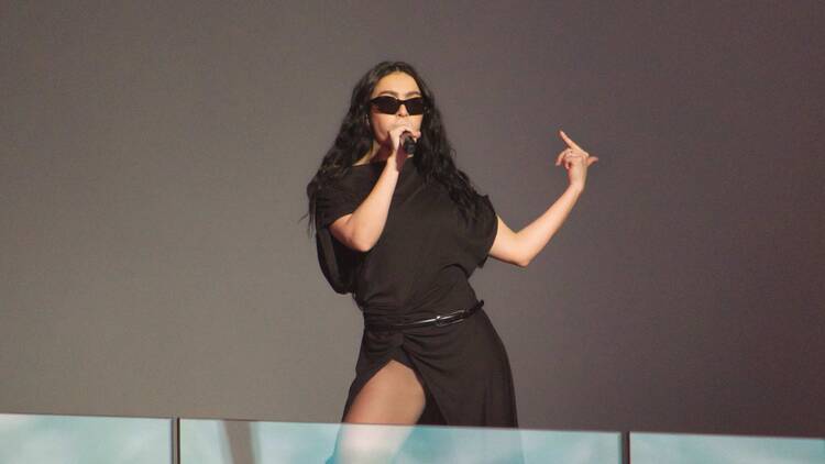 Charli XCX performing live