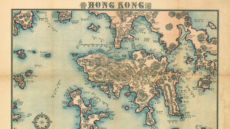 Hong Kong map by Sung Chun Wa