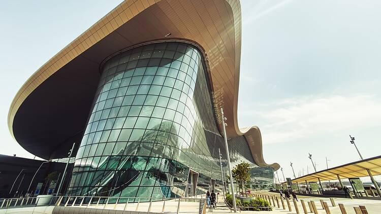 Abu Dhabi Zayed Airport exterior