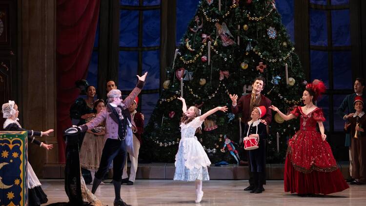 Dancers from the Philadelphia Ballet perform "George Balanchine's The Nutcracker."