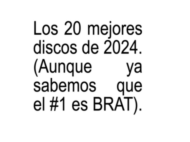 Los mejores discos de 2024