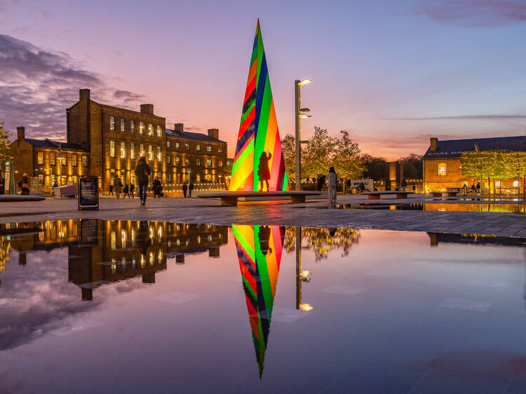 This colourful new Christmas sculpture has popped up at King’s Cross