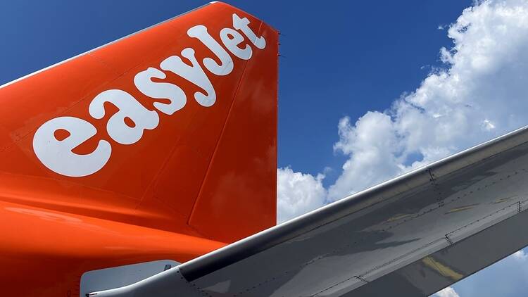 easyJet plane fin