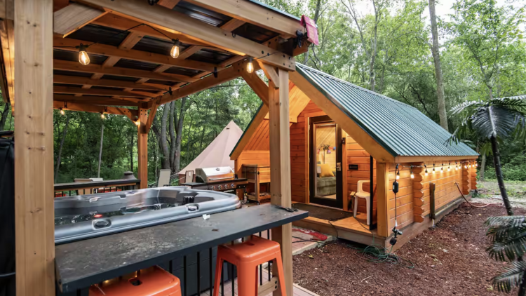 The A-frame cabin in Homewood