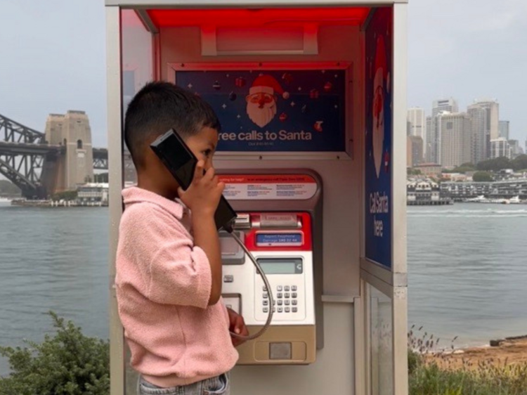 Dial HO HO HO: You can call Santa for free from Sydney payphones this festive season