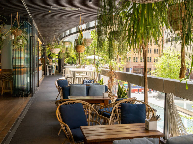 Soak up the sun on the extended open-air terrace