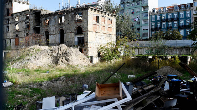 Obras no Quarteirão da Portugália 