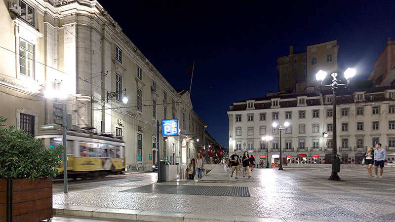 Iluminação LED na Baixa