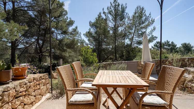 The one that’s close to the vineyards near Sant Miquel