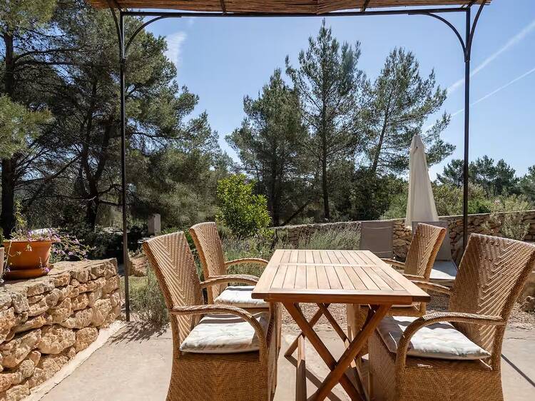 The one that’s close to the vineyards near Sant Miquel