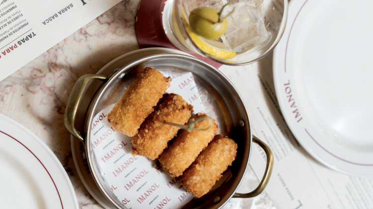 Croquetes de presunto e queijo/Imanol