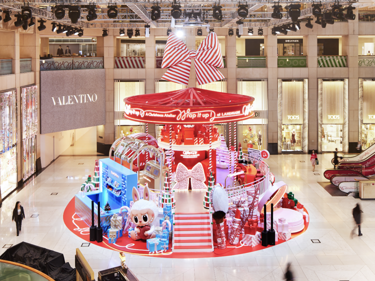 置地廣場聖誕打卡佈置2024「Wrap It Up! A Christmas Atelier at Landmark」