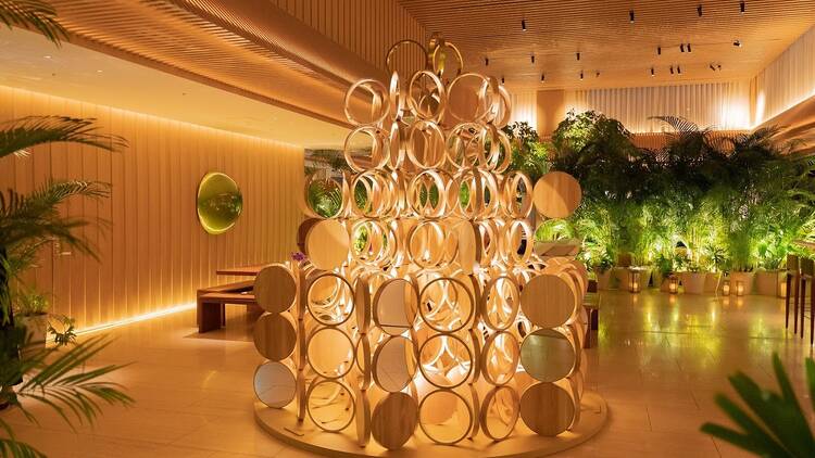 Kengo Kuma Christmas Trees at The Tokyo Edition