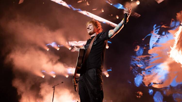 Ed Sheeran in concert 